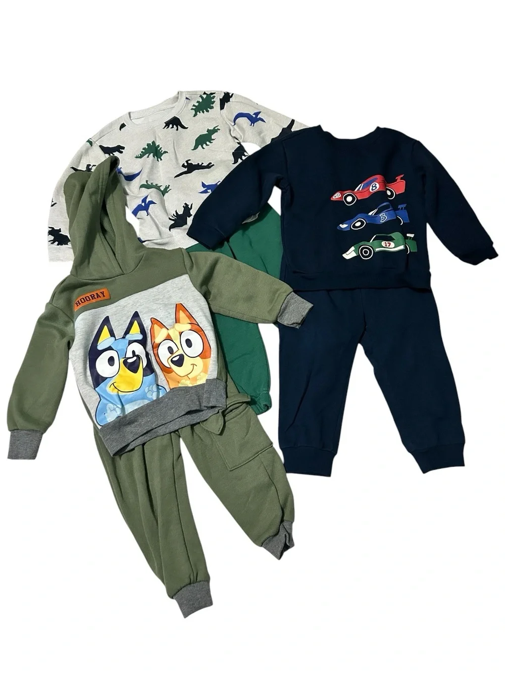 5 Pair Sweats Bundle, Toddler Boys 2T
